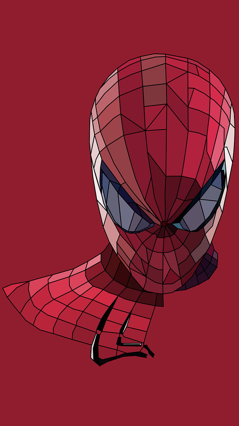 800x1422 HD spider man mask wallpaper