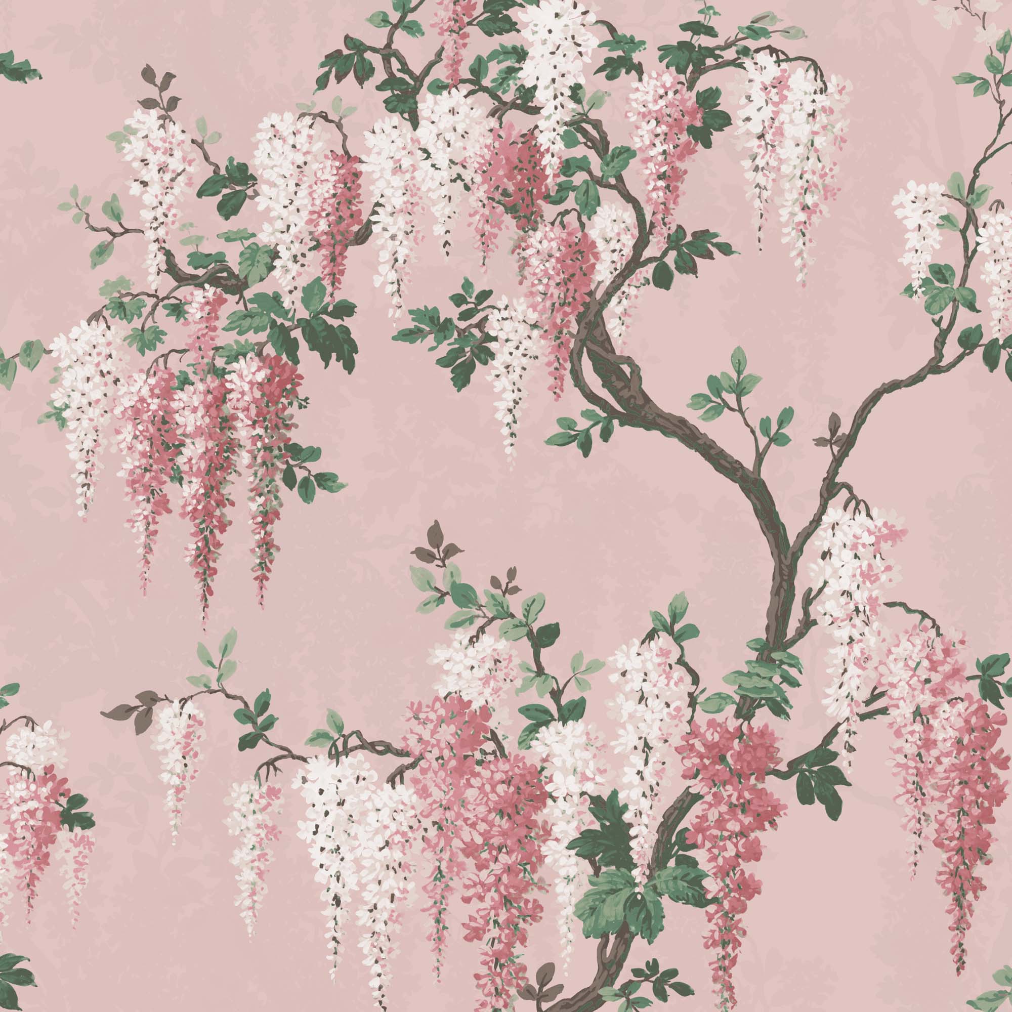 2000x2000 Wisteria Botanical Mint Wallpaper