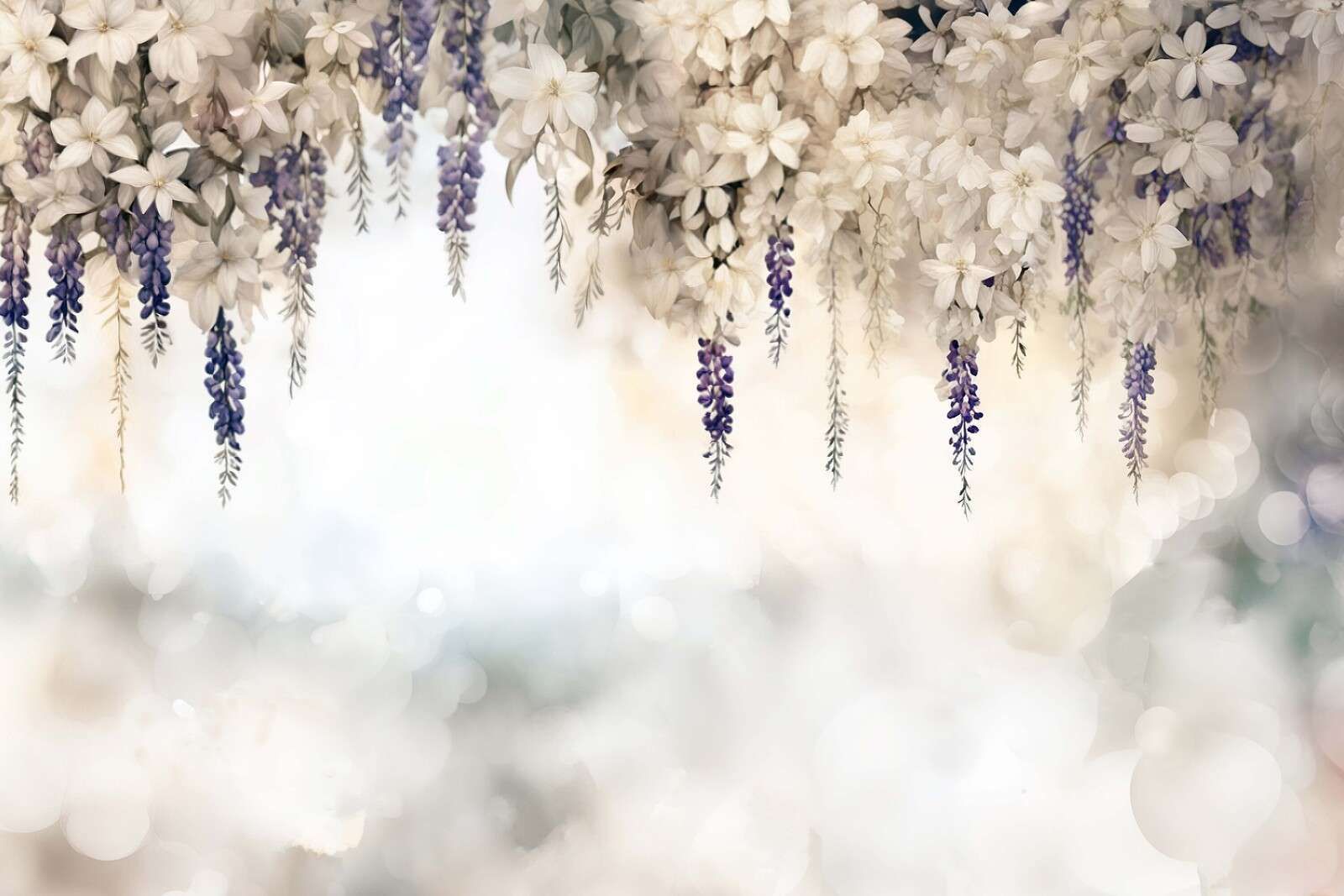1600x1067 Wall Mural Wisteria Garden Yellow