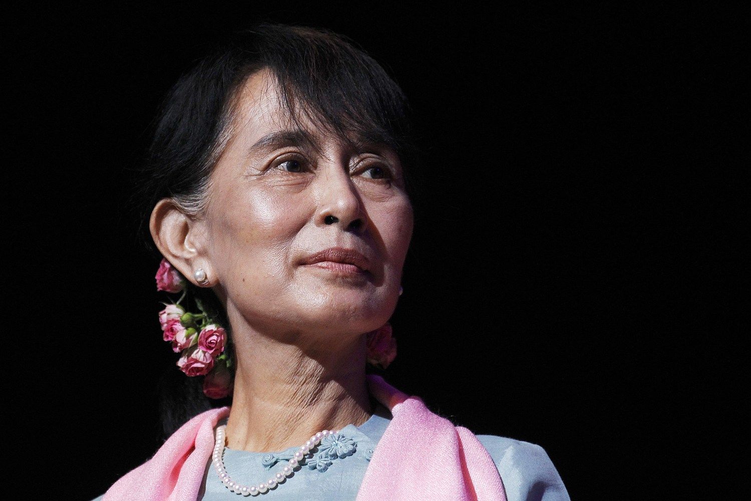 1500x1000 Supporters Of Myanmar's Jailed Leader Suu Kyi Mark Her 79th Birthday With A Flower Themed Protest