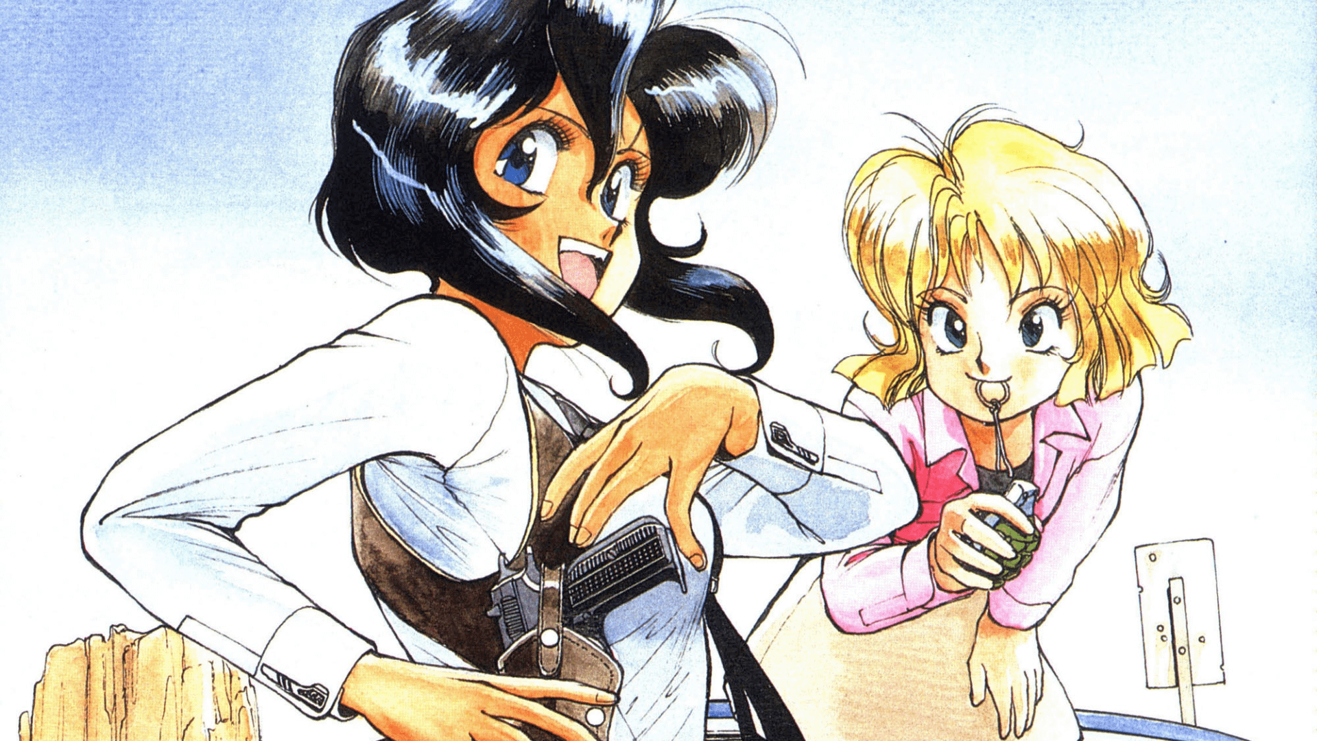 1920x1080 Wallpaper Rally Vincent and May Hopkins from Gunsmith Cats