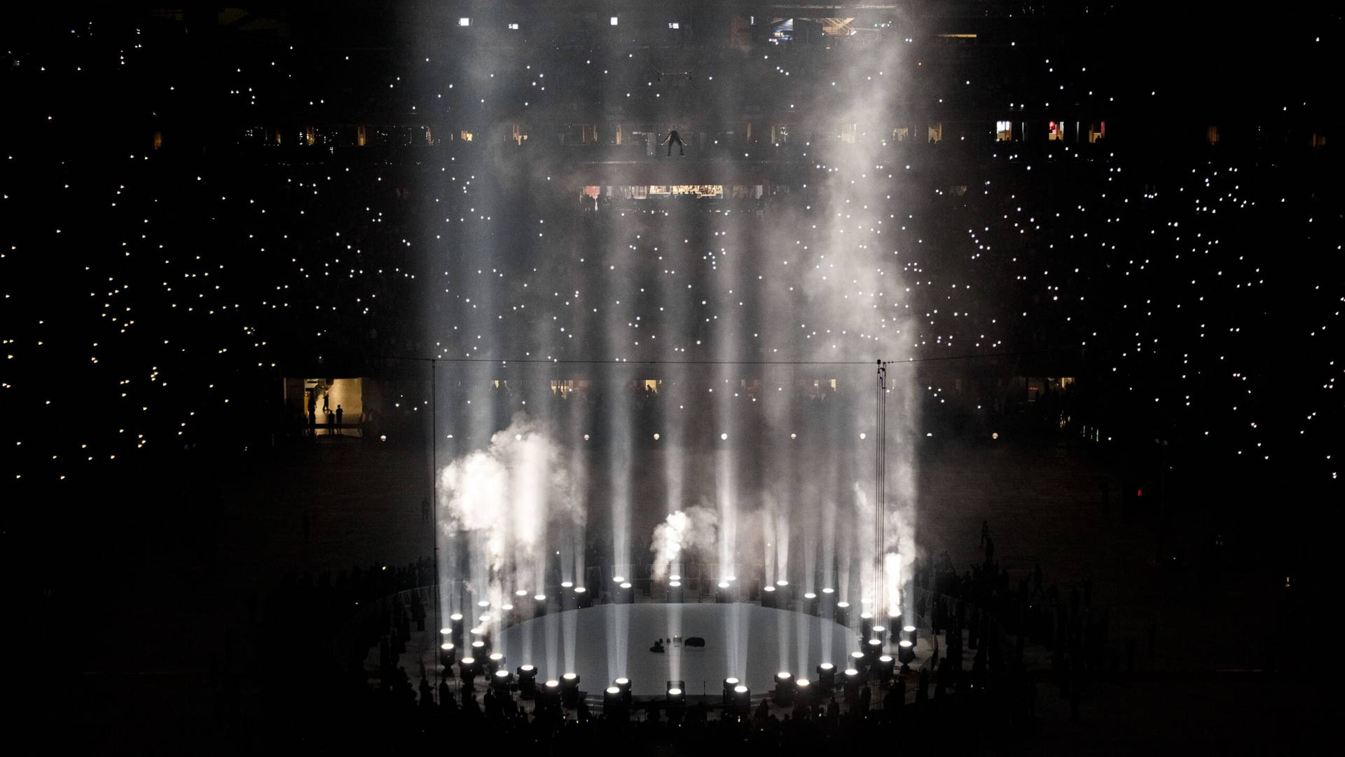 1920x1080 Download free Kanye West Rocks An All Black Look In Support Of His Late Mother, Donda. Wallpaper