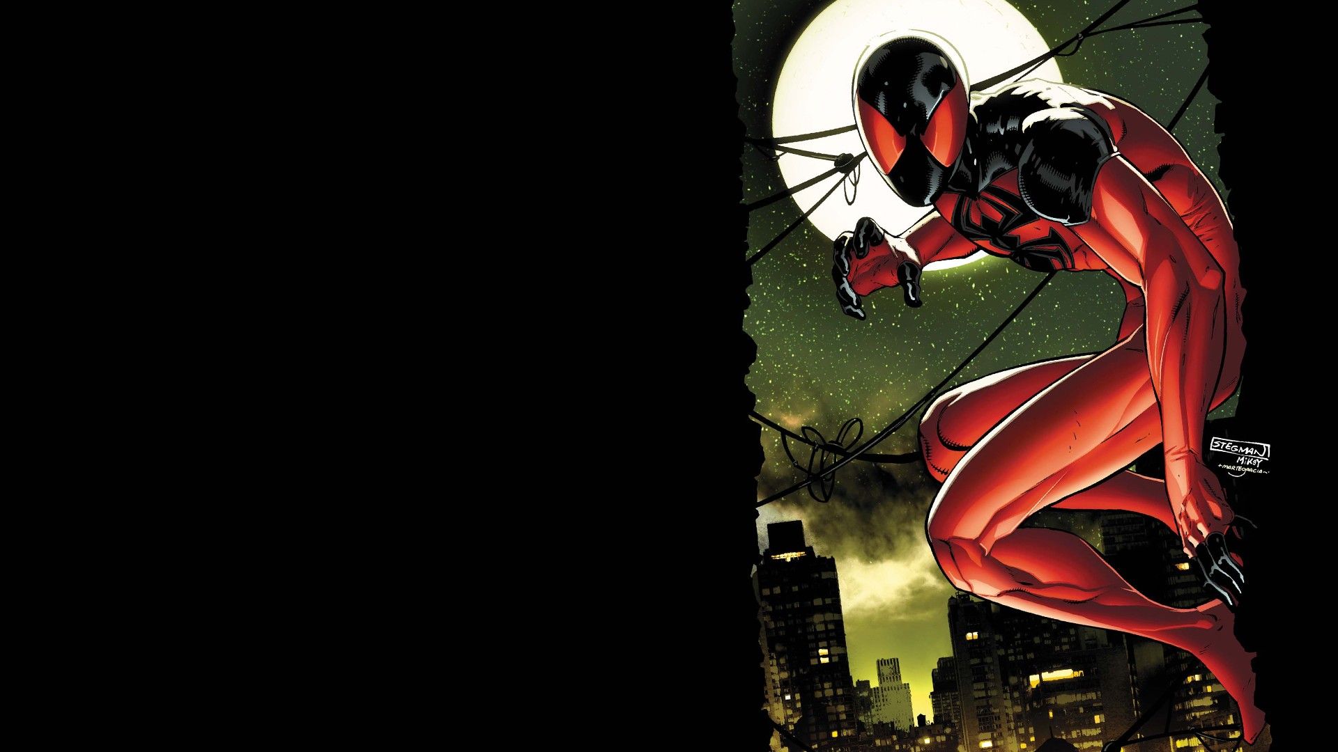 1920x1080 Scarlet Spider HD Comic Wallpaper