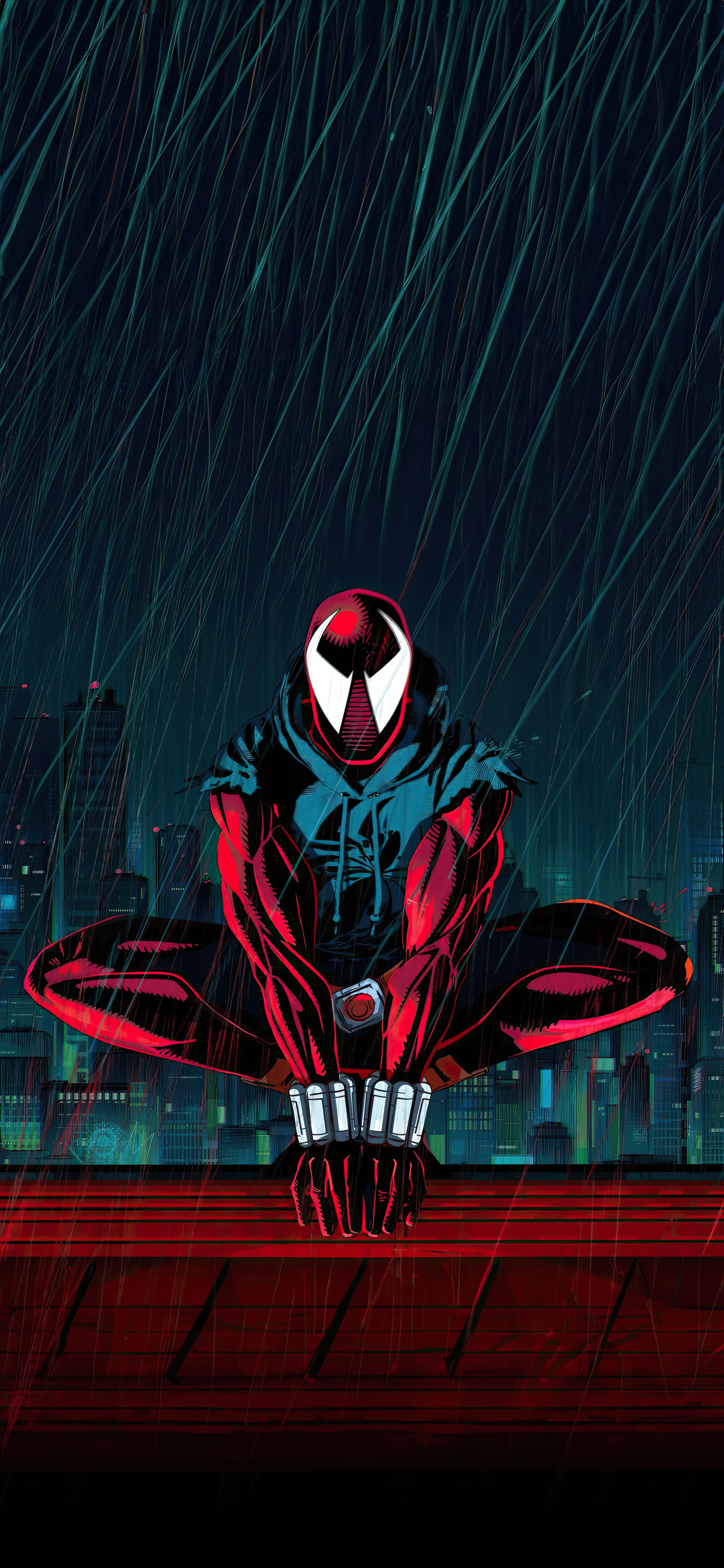 2250x4872 Converted The Across The Spider Verse Ben Reilly Poster Into A Mobile Wallpaper