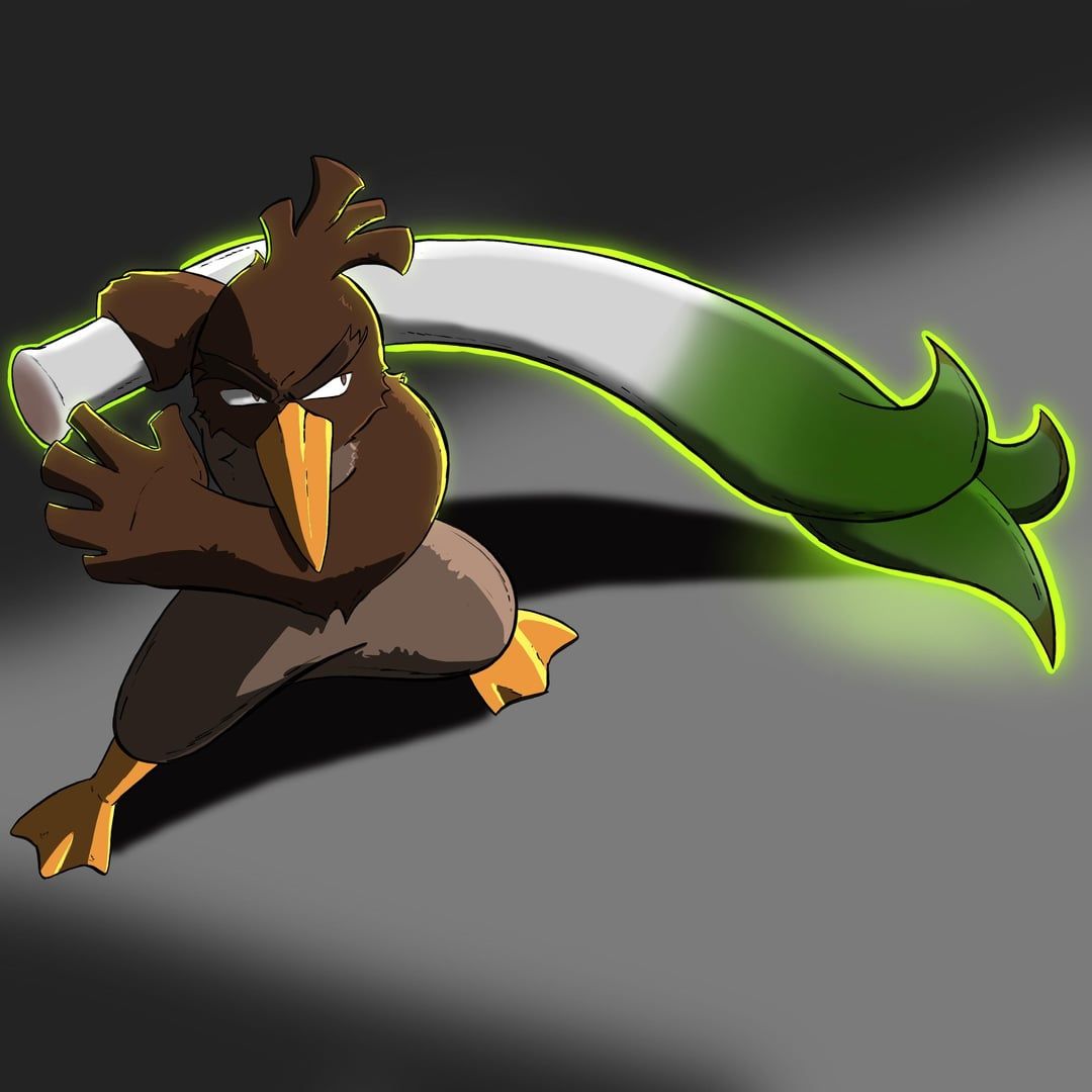 1080x1080 My Pokémon fan art Farfetch'd