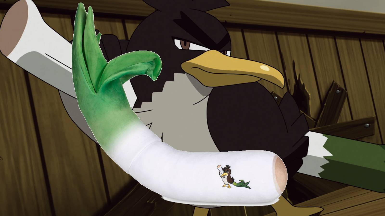 1600x900 I'm Getting Some Bad Vibes From The Galarian Farfetch'd Leek Plushie