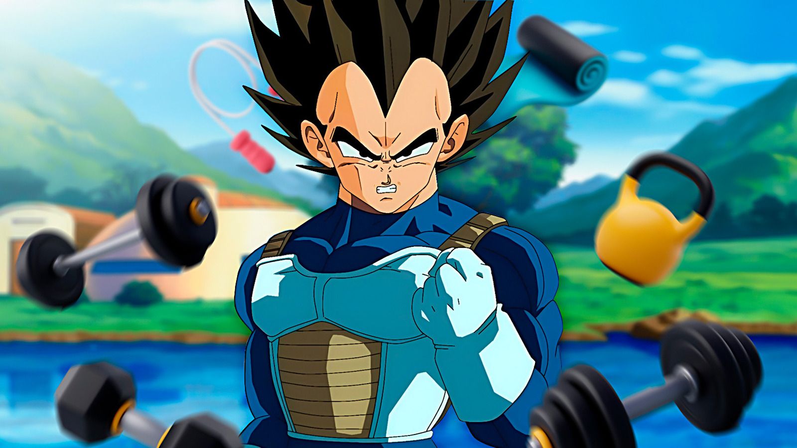 1600x900 How Do You Get Ripped Like Vegeta? One Dragon Ball Fan Has A TikTok Fitness Plan