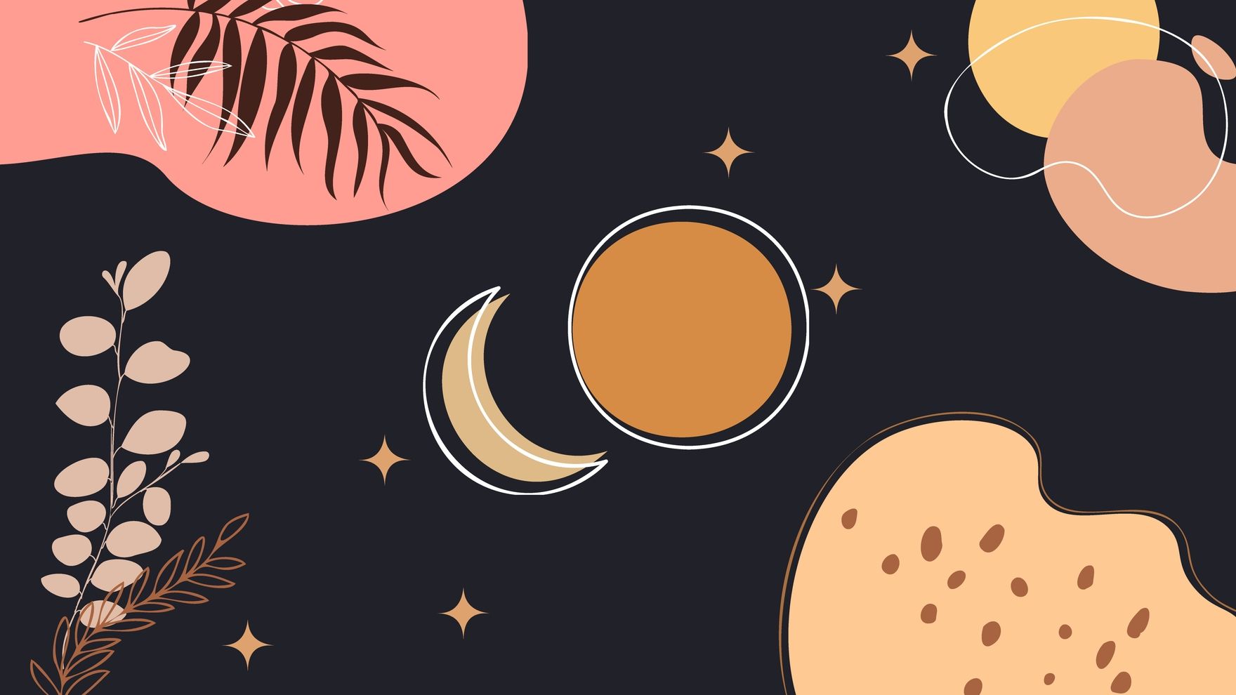 1760x990 Dark Boho Background in Illustrator, SVG, JPG, EPS, PNG