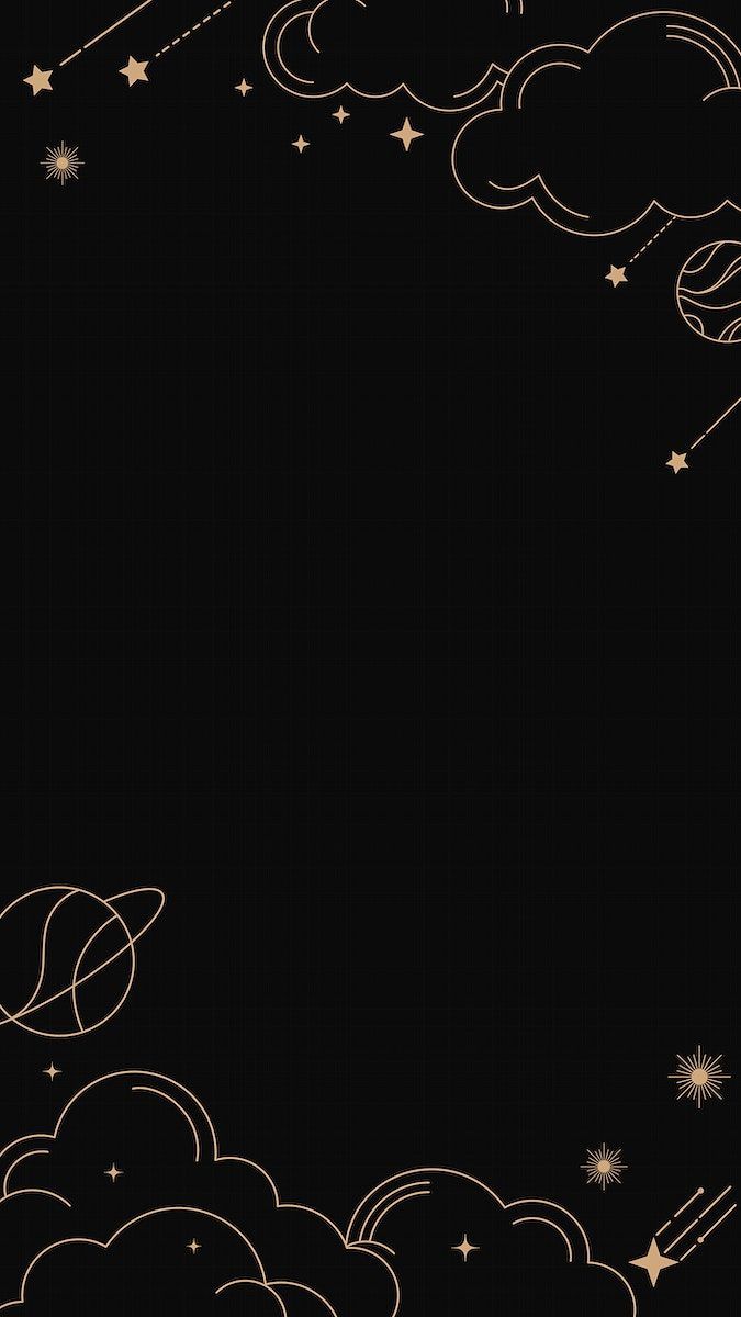 675x1200 Download premium vector of Boho phone wallpaper, black celestial design, high resolution background vector by ton about iphone wallpaper dark, boho wallpaper iphone, minimalist iphone wallpaper, dark boho, and galaxy gold mobile