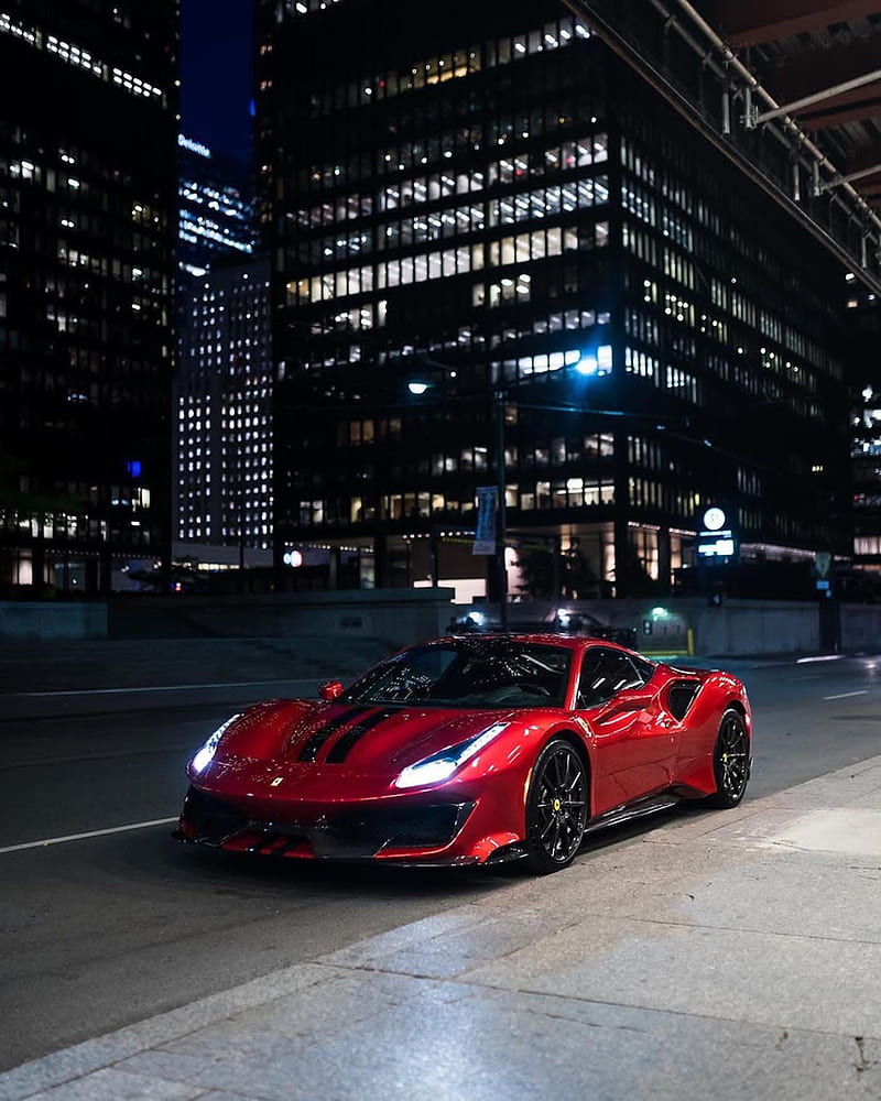 800x1000 HD ferrari night wallpaper