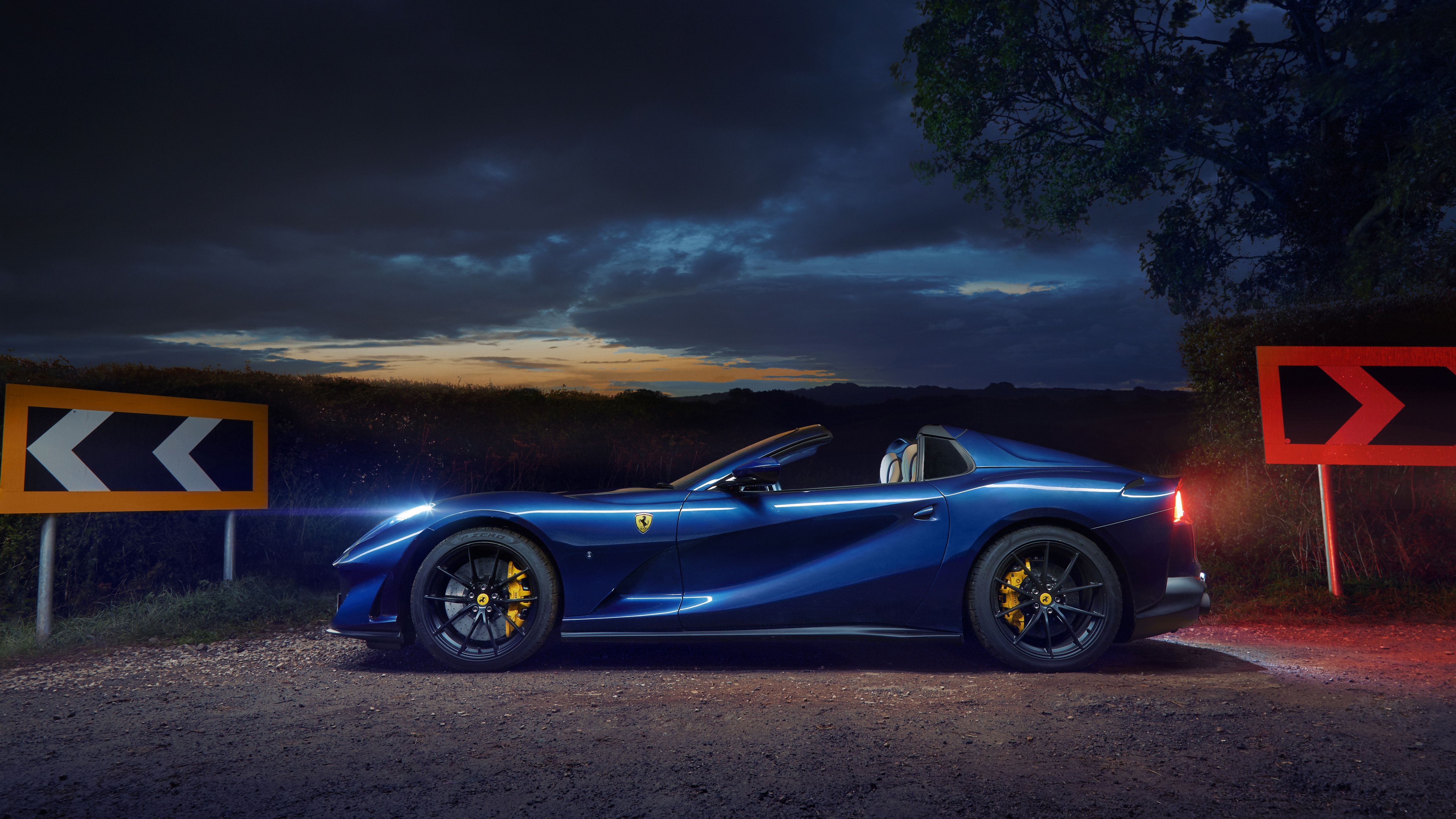 5120x2880 Ferrari 812 GTS Wallpaper 4K, Night, 5K