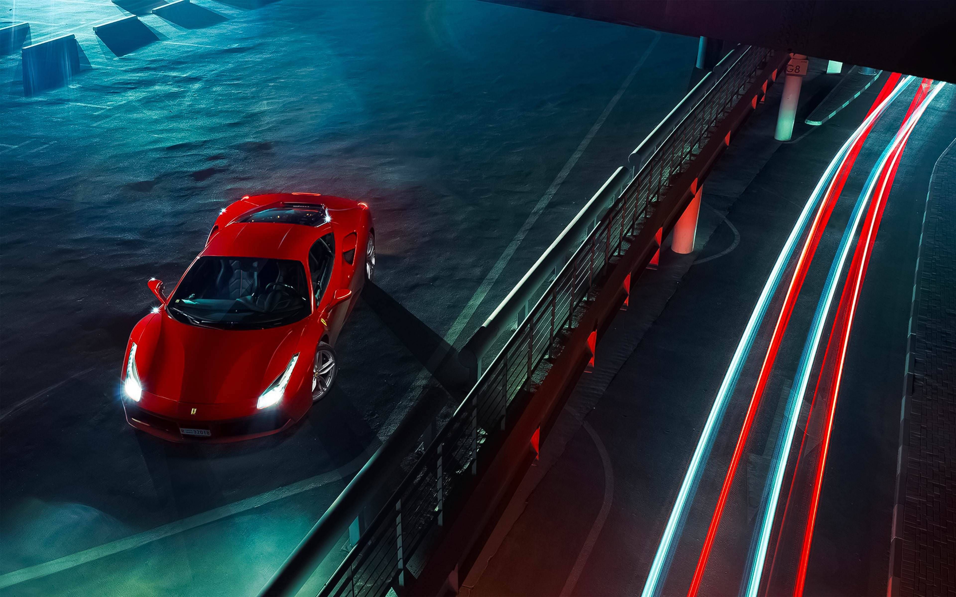 3840x2400 Download “Hit the Road in Style with a Ferrari” Wallpaper