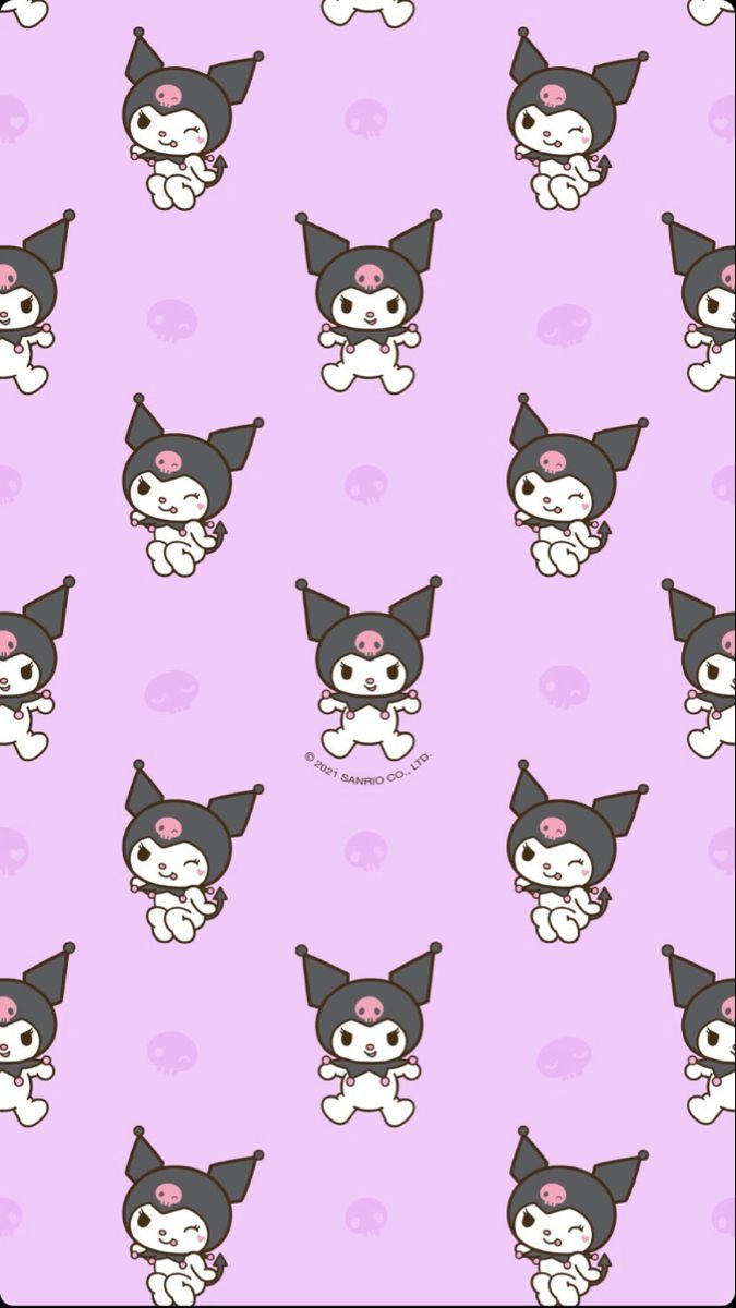 675x1200 Kuromi wallpaper Sanrio