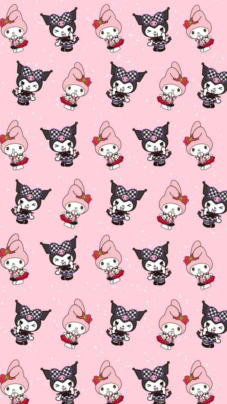 736x1308 wallpaper kuromi e my melody