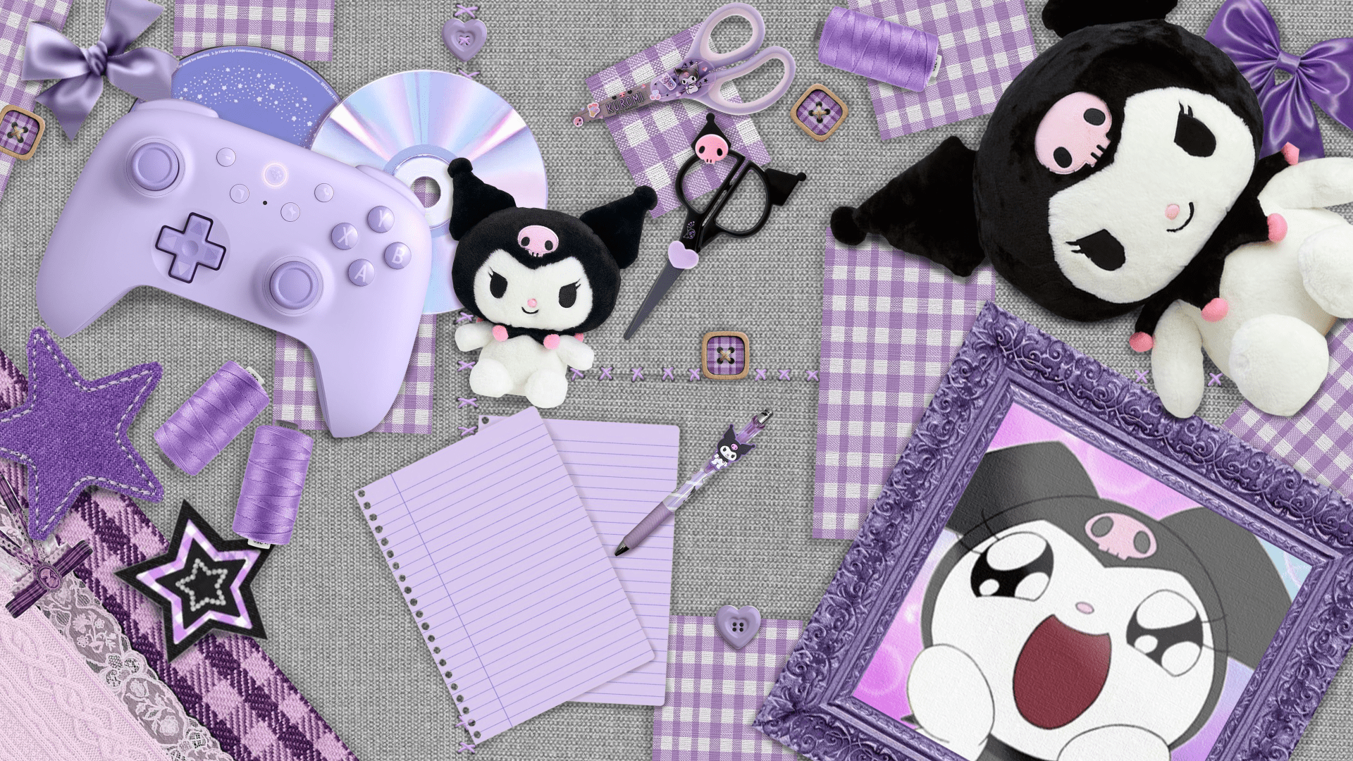 1920x1080 Kuromi_grey