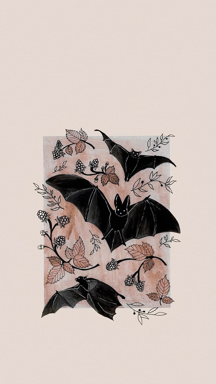 728x1294 Gothic bats 1080P, 2K, 4K, 5K HD wallpaper free download