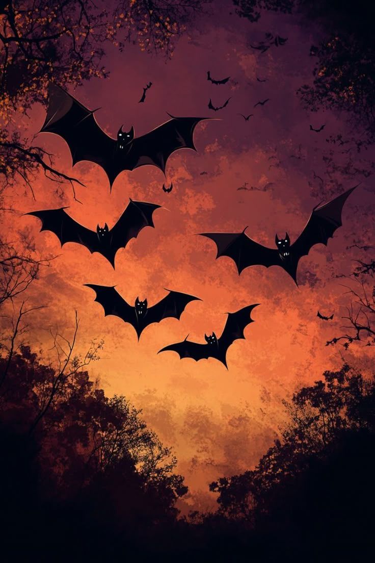 736x1104 Bats flying. Spooky bats wallpaper, Vampire bats, Bat artwork