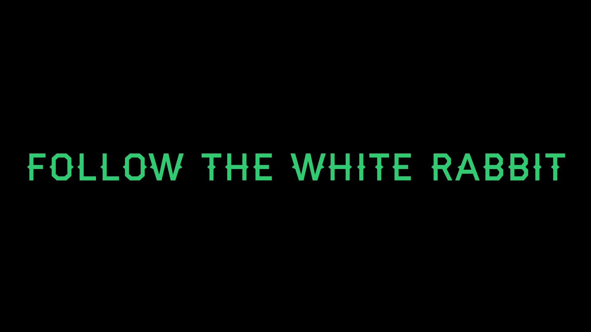 1920x1080 Follow The White Rabbit