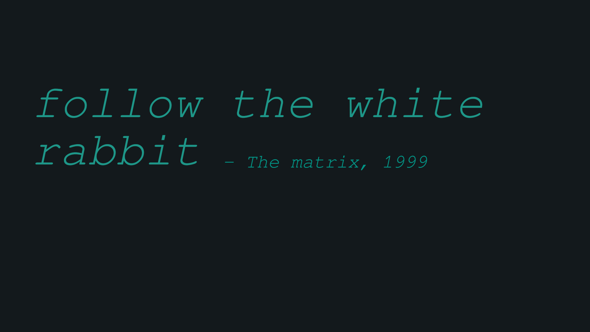 1920x1080 a matrix tribute [1920 x 1080]