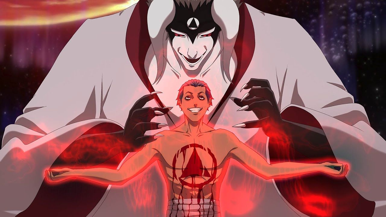 1280x720 Lord Jashin Uses His Divine Power And Grants Hidan His Immortality Of Hidan Before Akatsuki