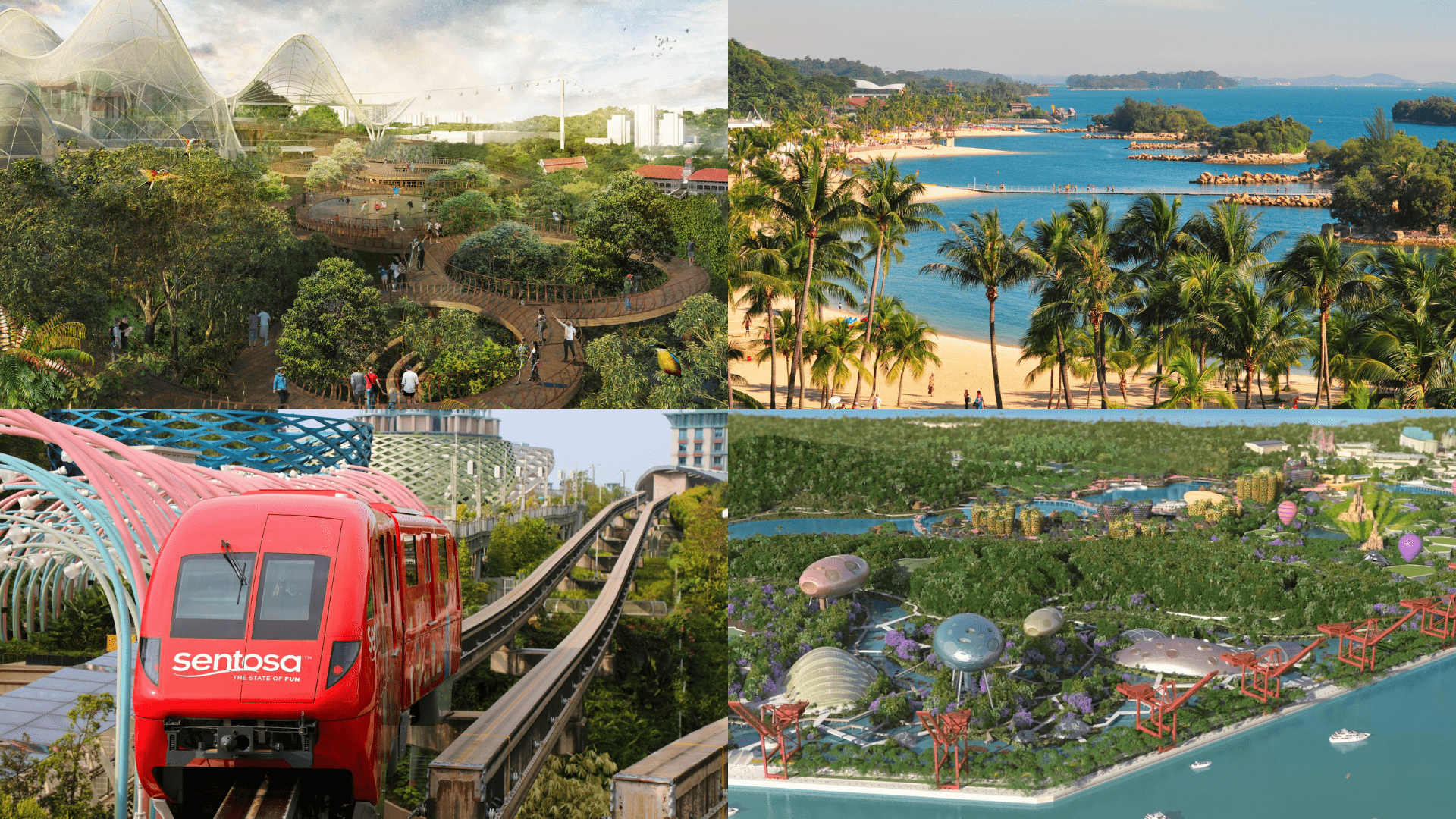 1920x1080 Sentosa Makeover 2026: New Transport, Upgraded Beaches & Imbiah Canopy Landmark