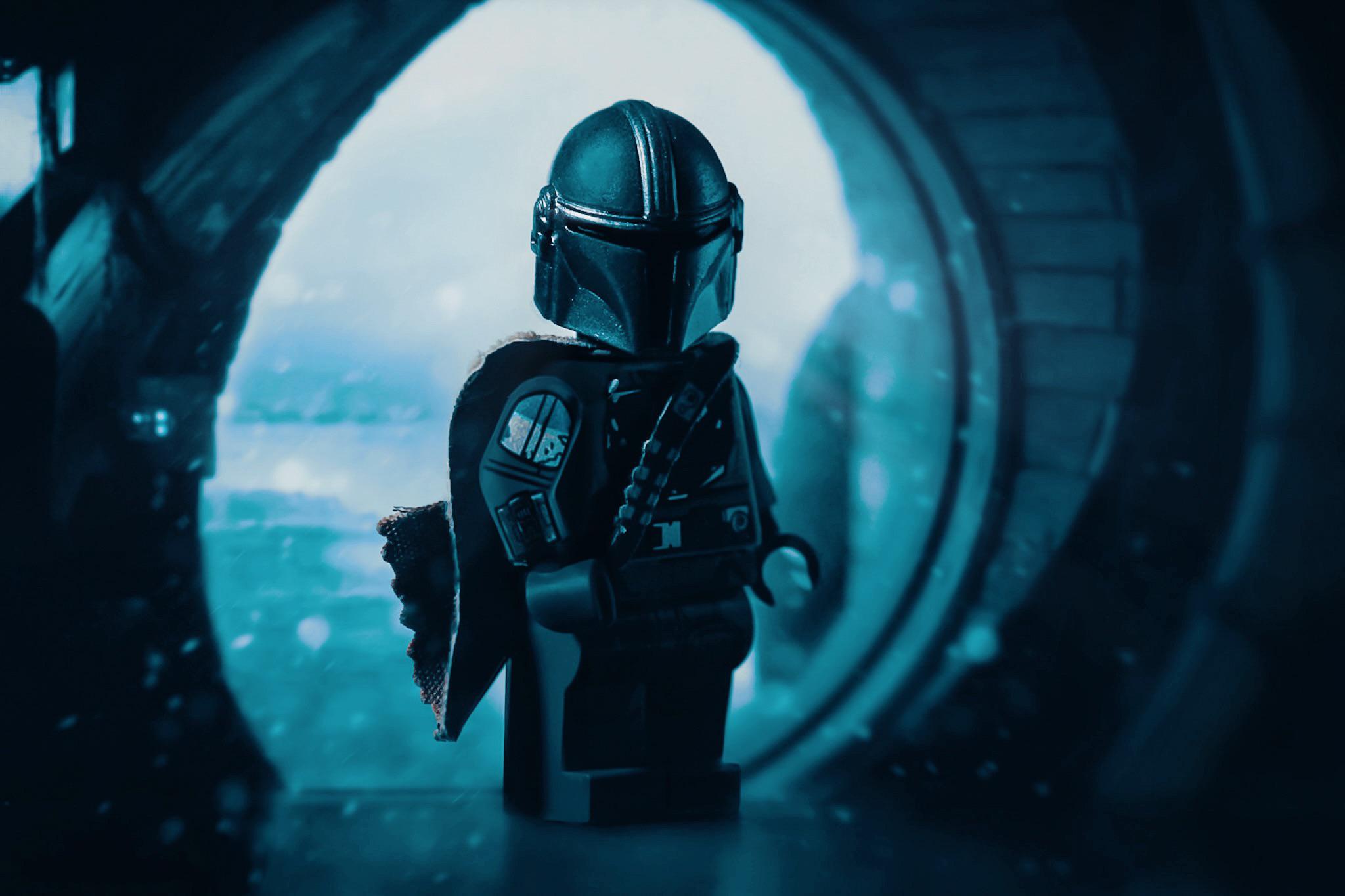 2048x1365 Lego Mandalorian Wallpaper