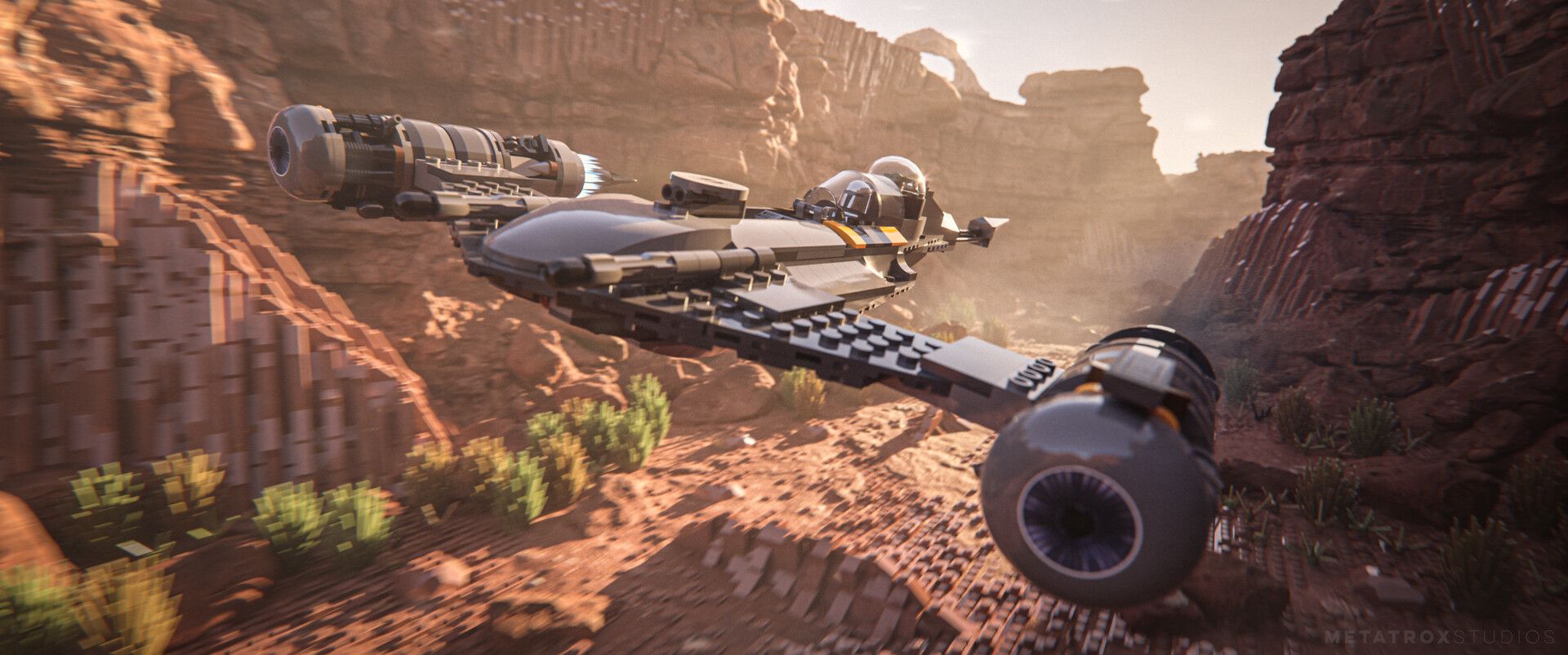1920x803 Lego Mandalorian Starfighter Flight