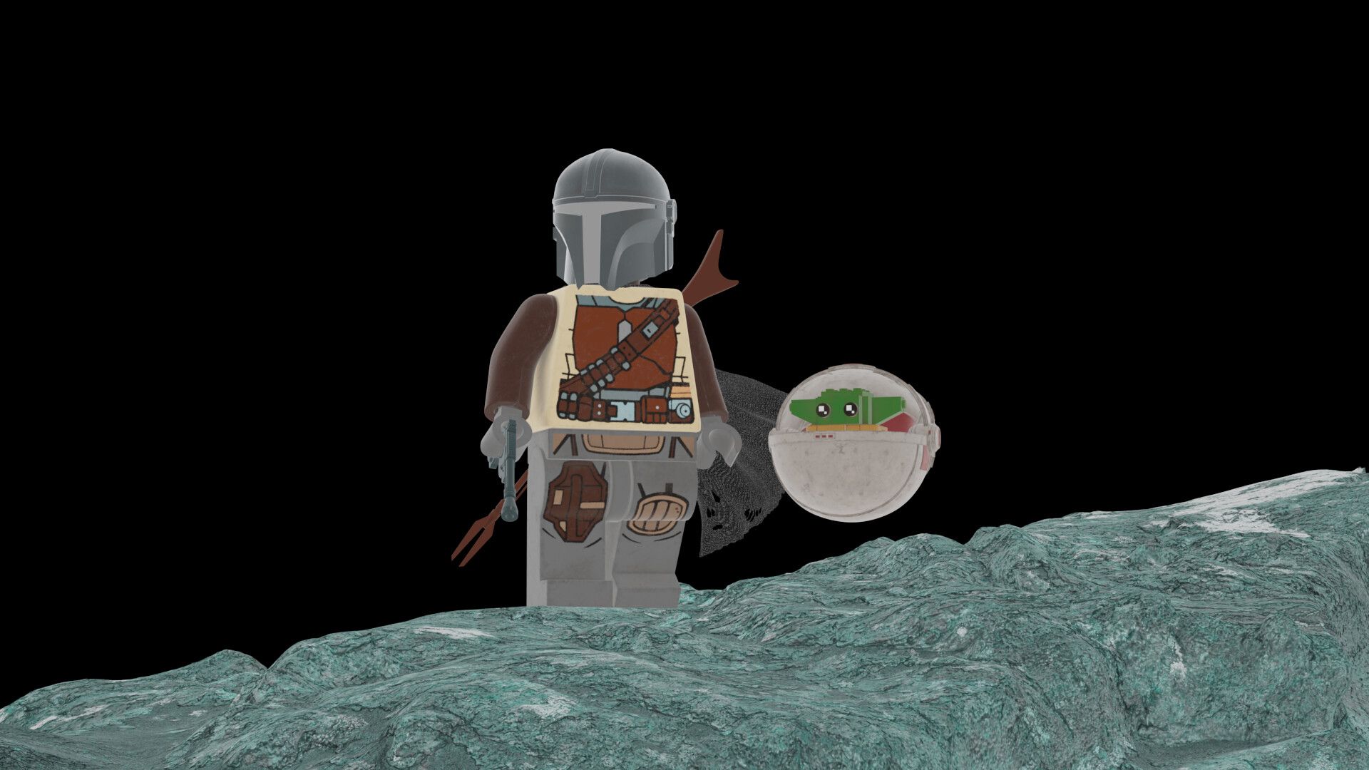 1920x1080 Lego Mandalorian