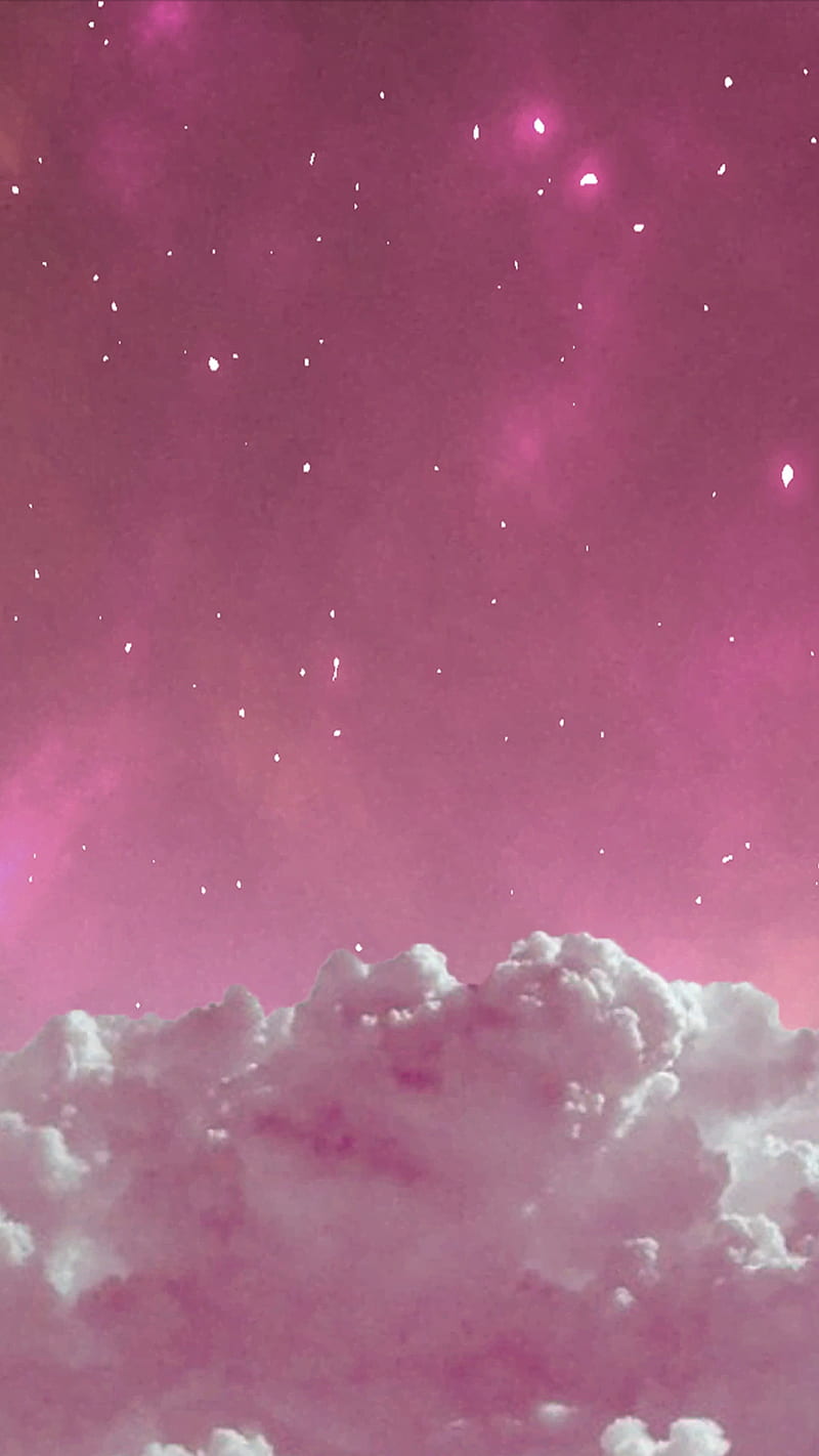 800x1422 HD pink cloud sky wallpaper