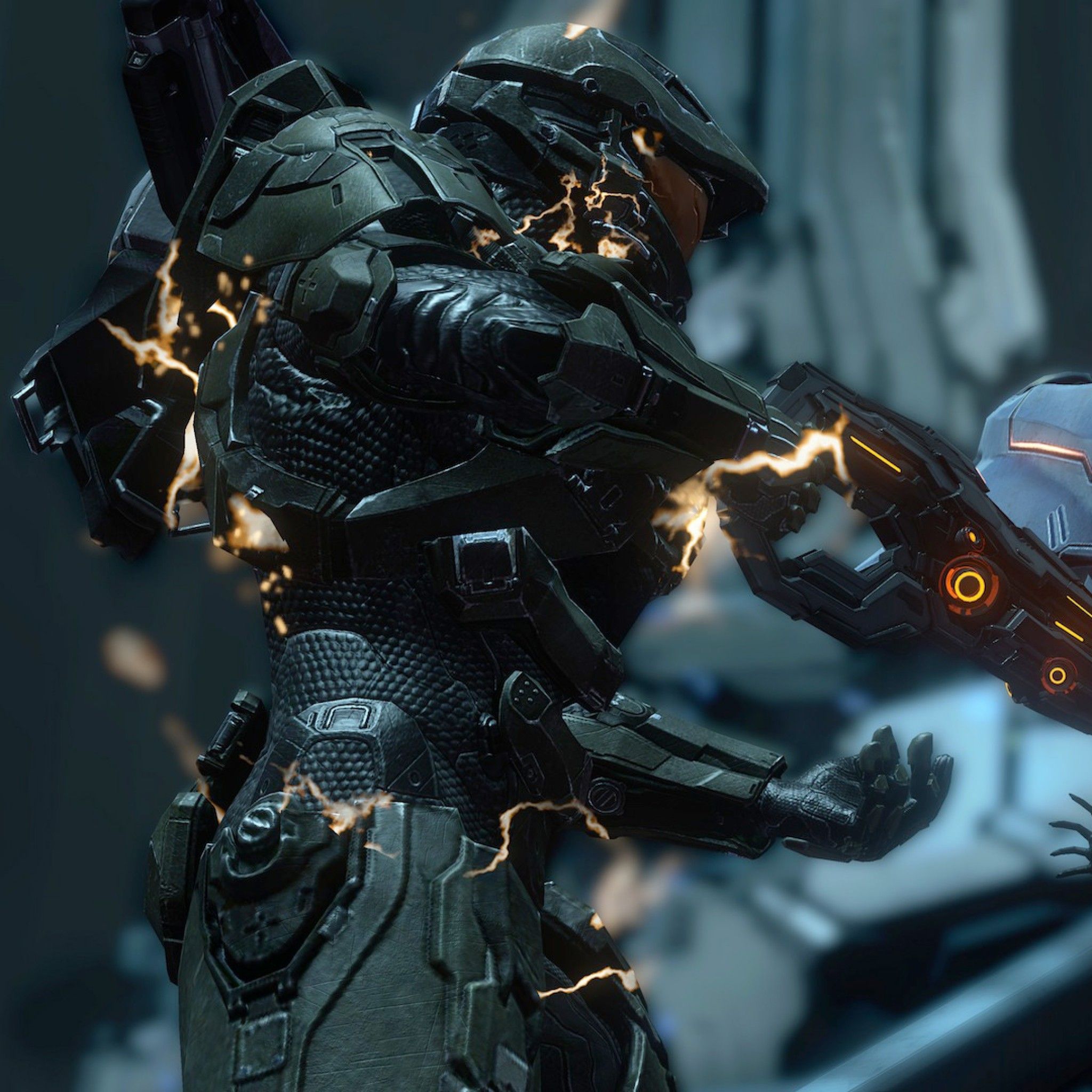 2048x2048 Halo Elite Wallpaper