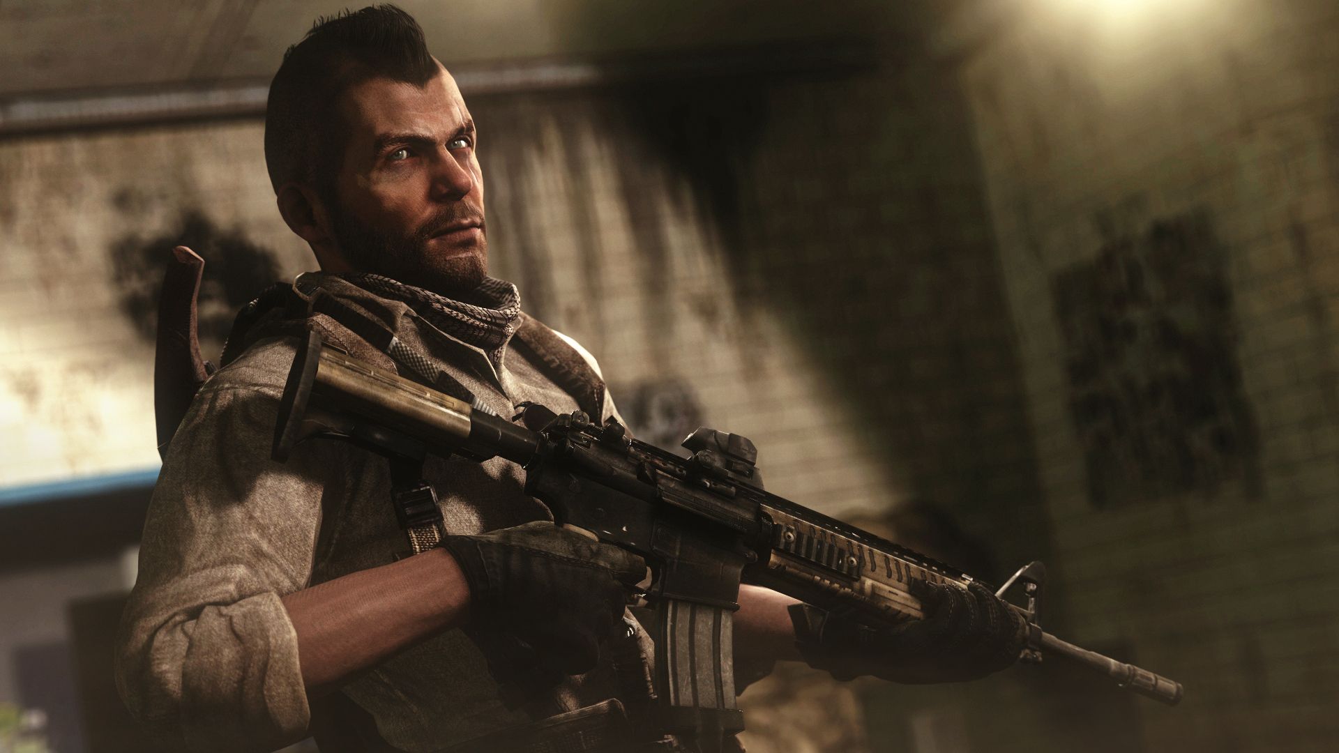 1920x1080 Wallpaper soldiers, soap, Call of Duty: Modern Warfare, John MacTavish for mobile and desktop, section игры, resolution 1920x1080
