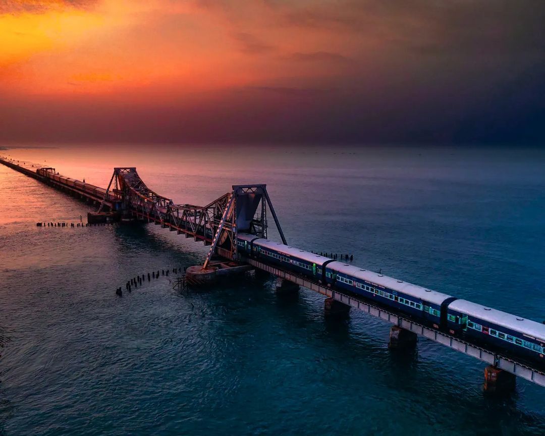 1080x864 Pamban Bridge Wallpaper