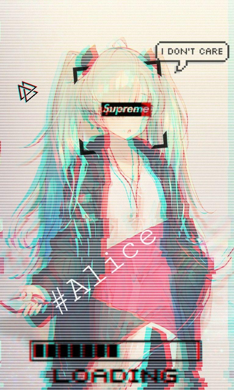 767x1280 Sad Dark Supreme Anime Girl Wallpaper