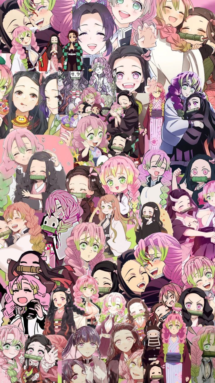 736x1308 Sfondo nezuko e mitsuri #Mitsuri #Nezuko