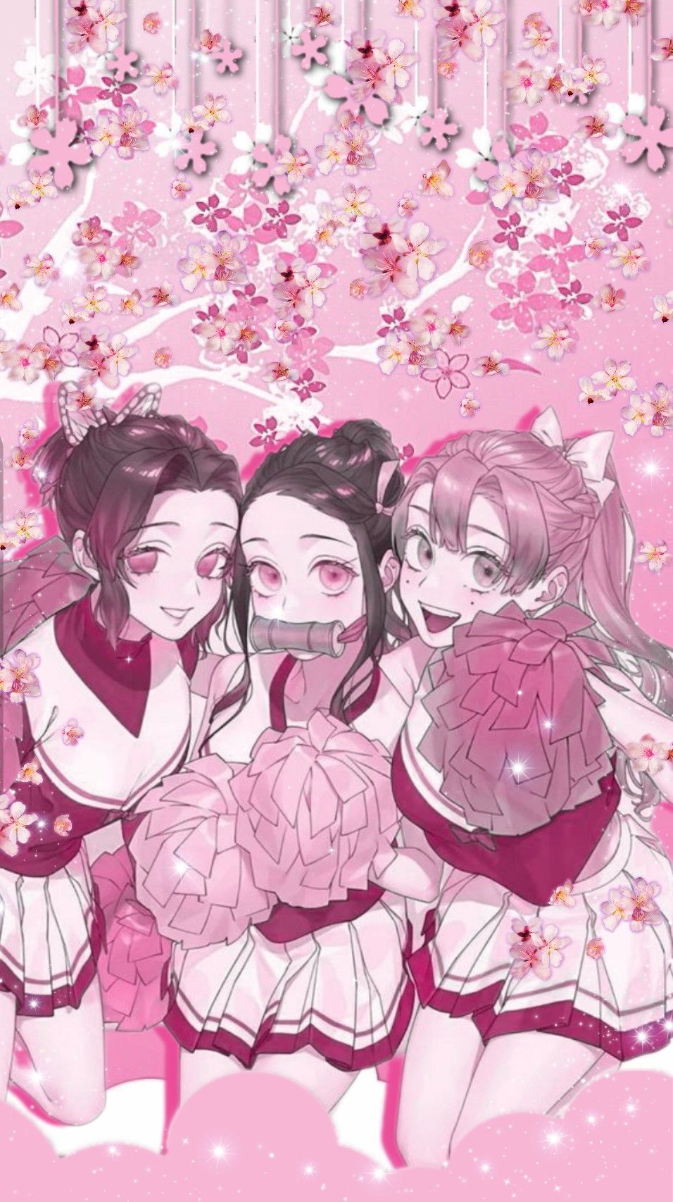 956x1706 Nezuko And Mitsuri Wallpaper