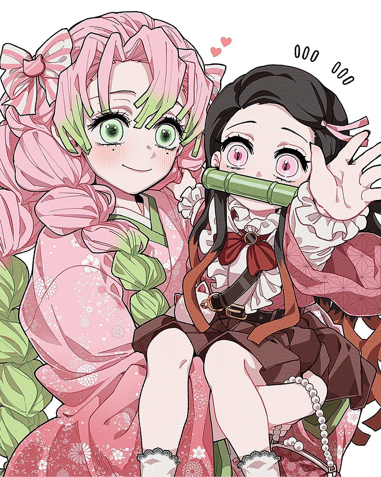1274x1593 Mitsuri and nezuko