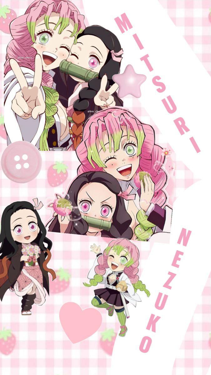 675x1200 Mitsuri and nezoku wallpaper for mitsuri fan and nezoku fan