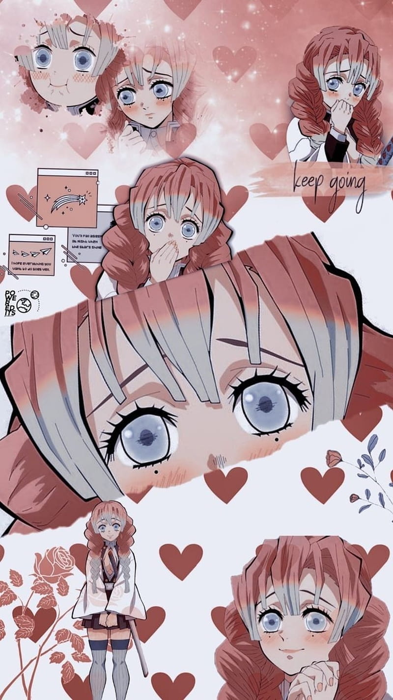 800x1422 Mitsuri, cute, demon slayer, love pilar, HD phone wallpaper
