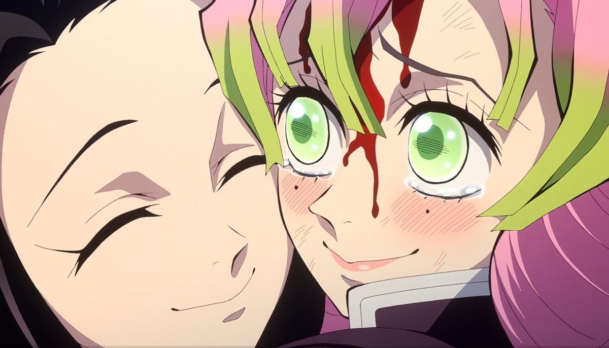 1200x686 Mitsuri is extremely proud of Nezuko☹️!! #DemonSlayer