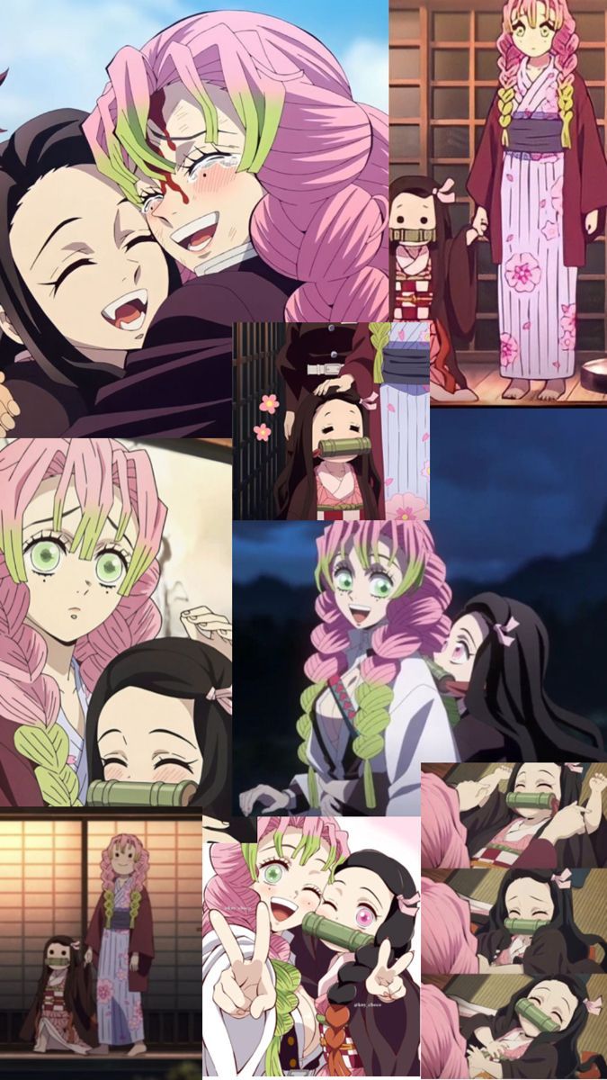 675x1200 NezukoxMitsuri. Mitsuri and nezuko wallpaper, Mitsuri as nezuko, Mitsuri kanroji and nezuko