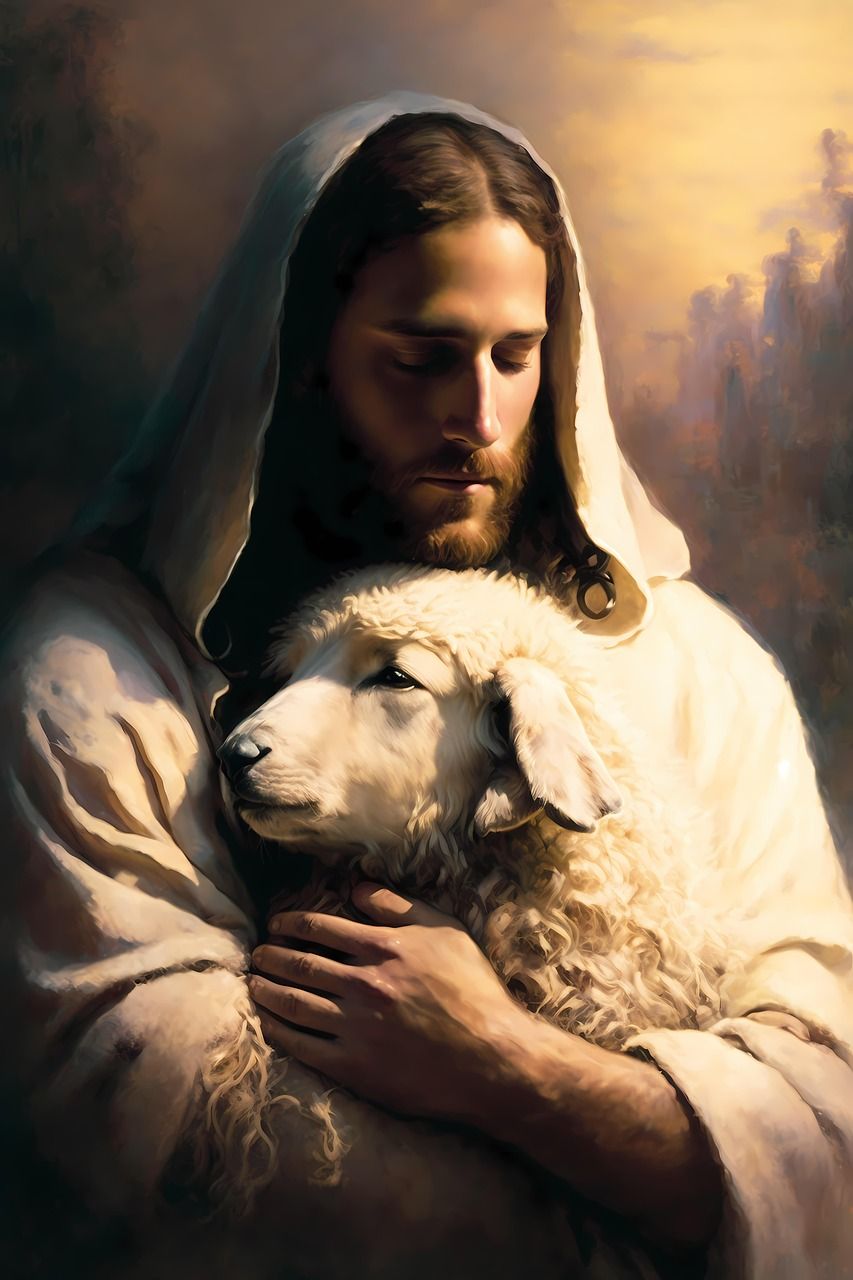 853x1280 Download Jesus Lamb Wallpaper. Royalty Free Stock Illustration Image