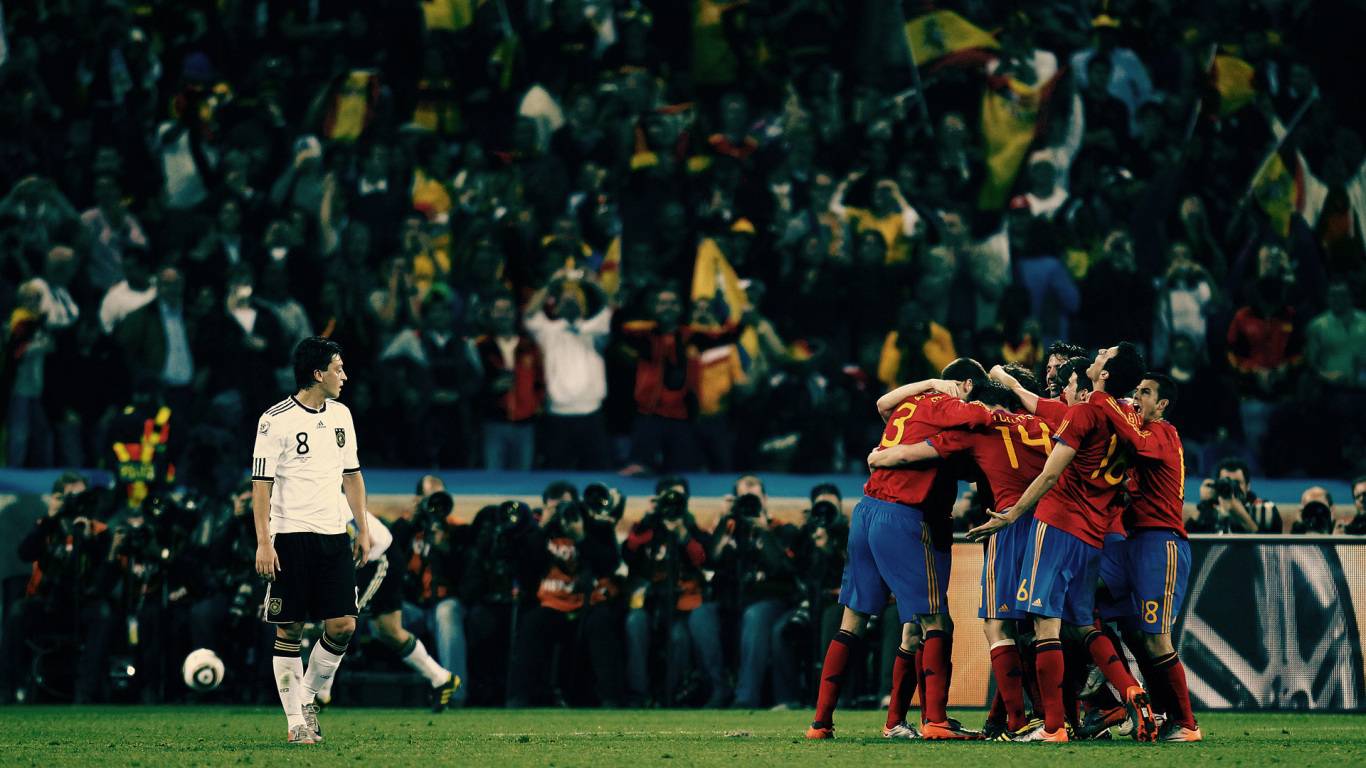 1366x768 Football Match Wallpaper