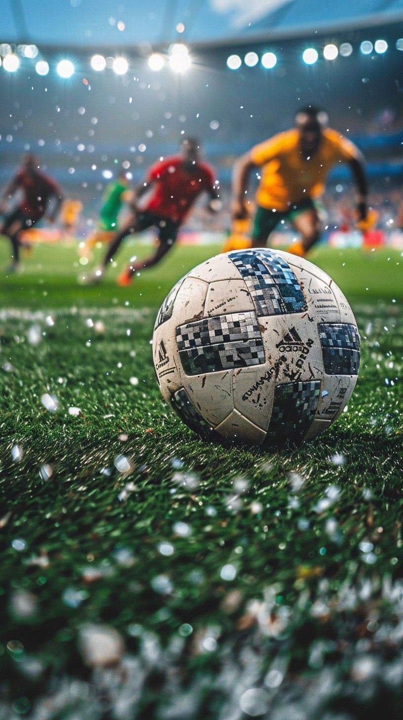 816x1456 Download Soccer match day Image, Football, Grass