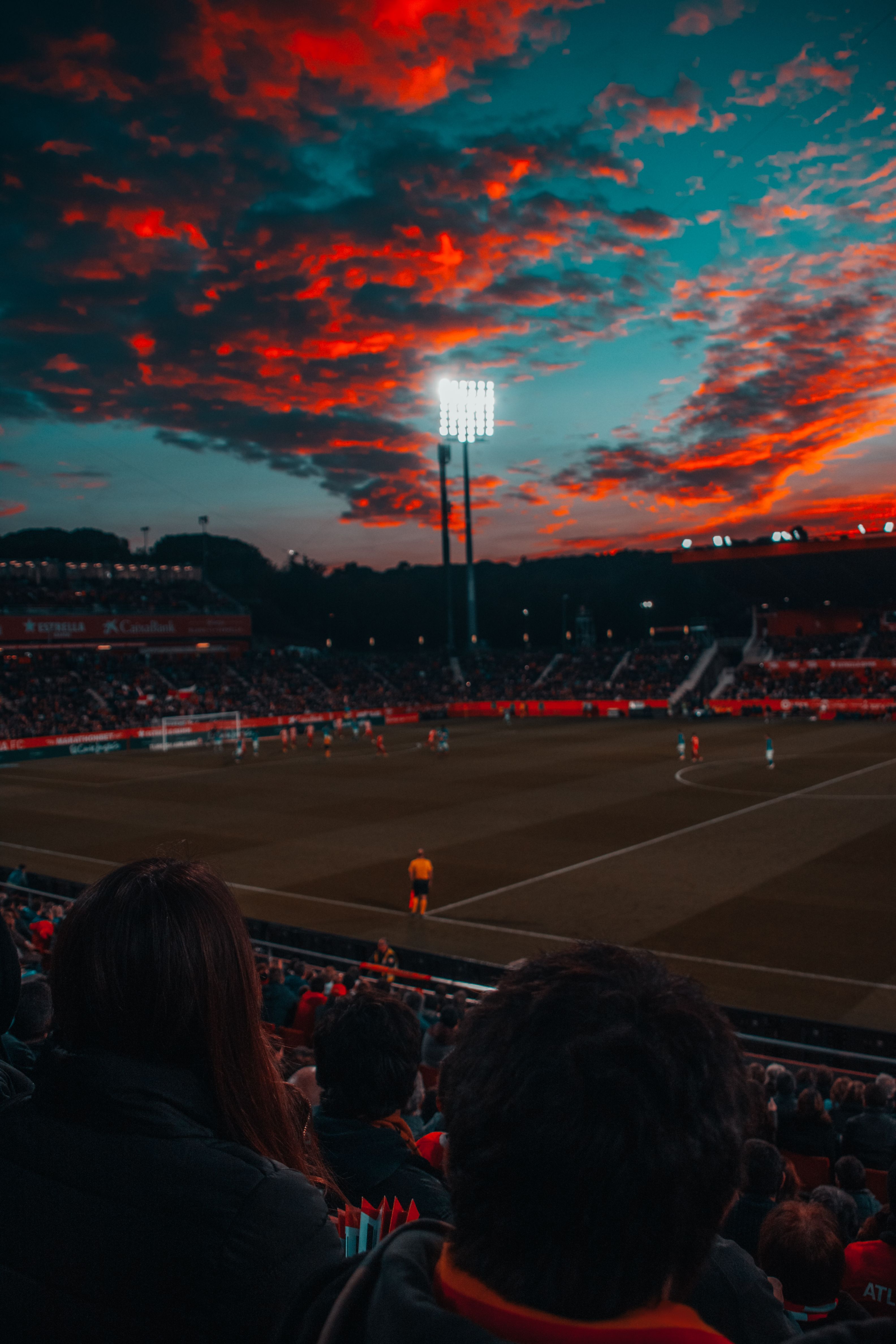 3168x4752 Players On Soccer Field · Free
