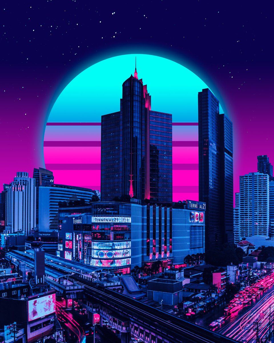 960x1200 Cyber City ✨