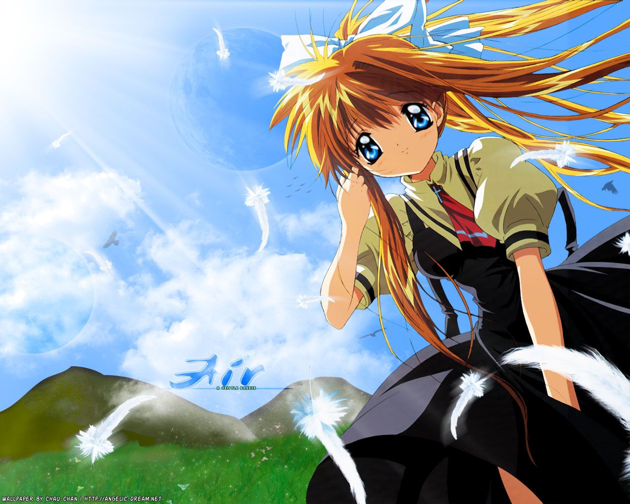 1280x1024 Desktop wallpaper: Anime, Air, Misuzu Kamio 4K free download for PC. 1454939