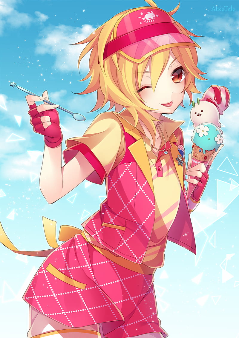 800x1133 Misuzu and Haruko, birds, blonde hair, red hair, trees, kamio misuzu, sky, clouds, HD wallpaper