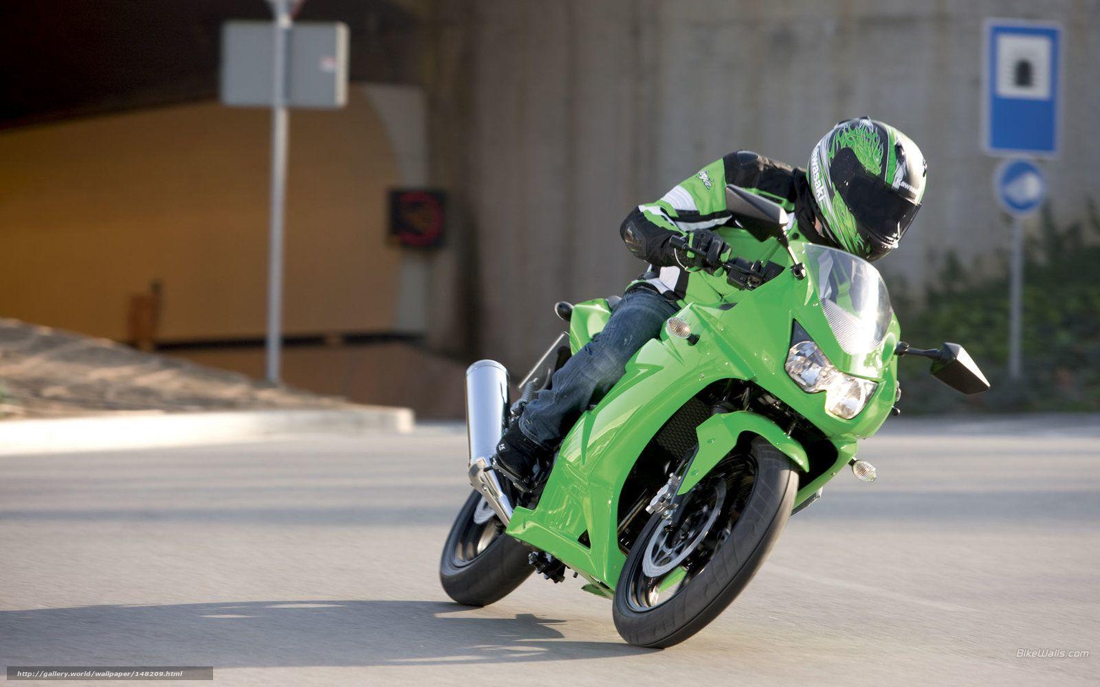 1600x1000 Download wallpaper Kawasaki, Ninja, Ninja 250R, 2008 Ninja 250R free desktop wallpaper in the resolution 1920x1200