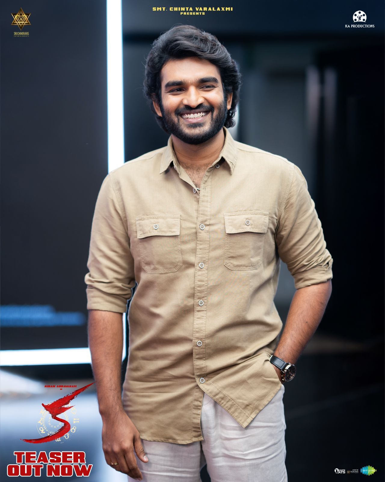 1280x1600 Promising Hero Kiran Abbavaram's Pan Indian Period Film #KA Teaser Launched