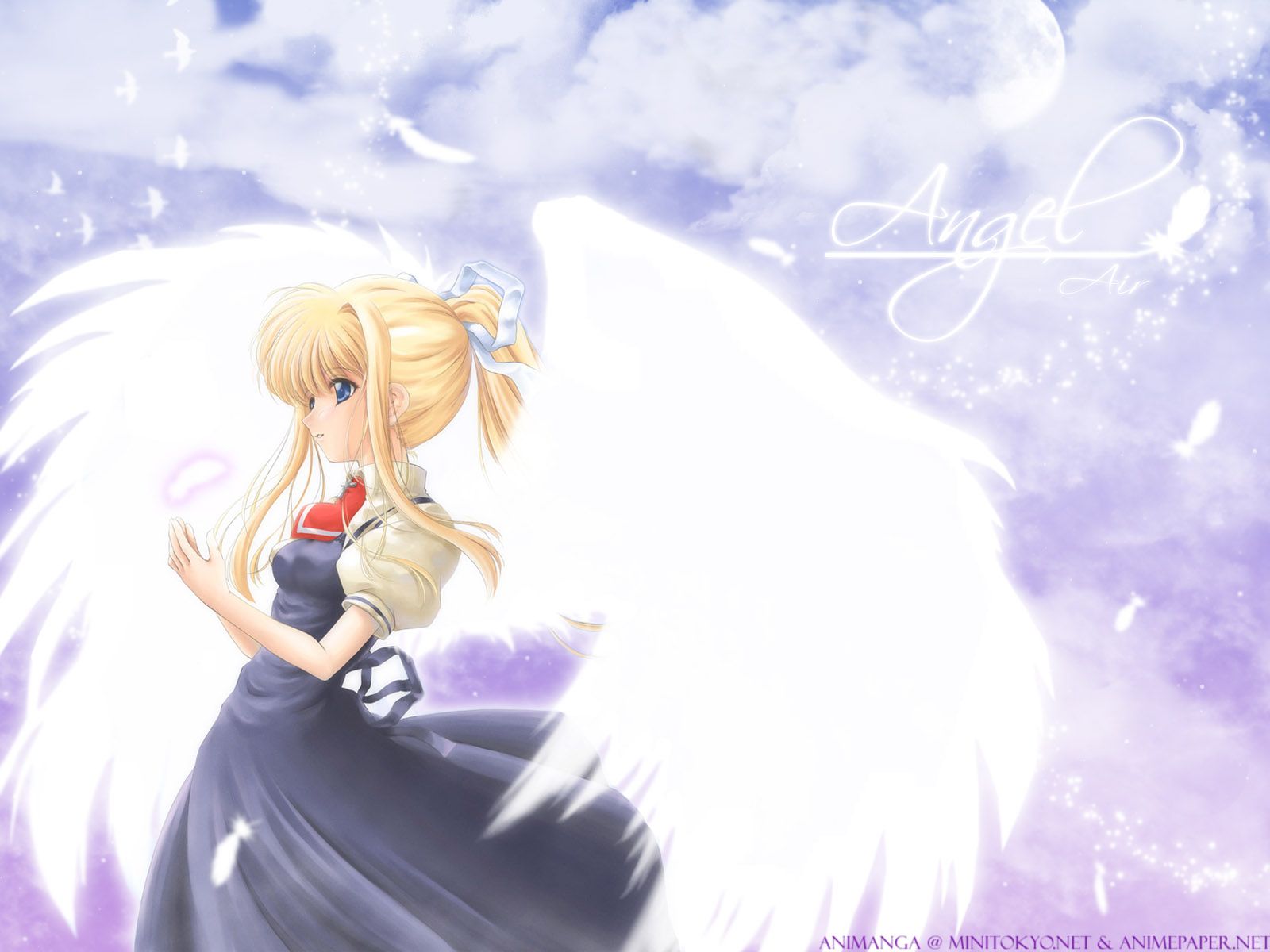 1600x1200 air kamio misuzu wings